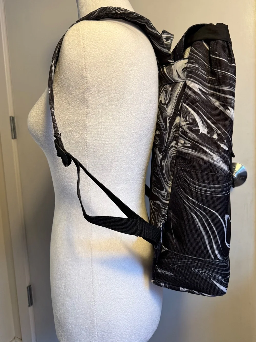 Herschel Supply Company Black and White Marble Print Backpack
